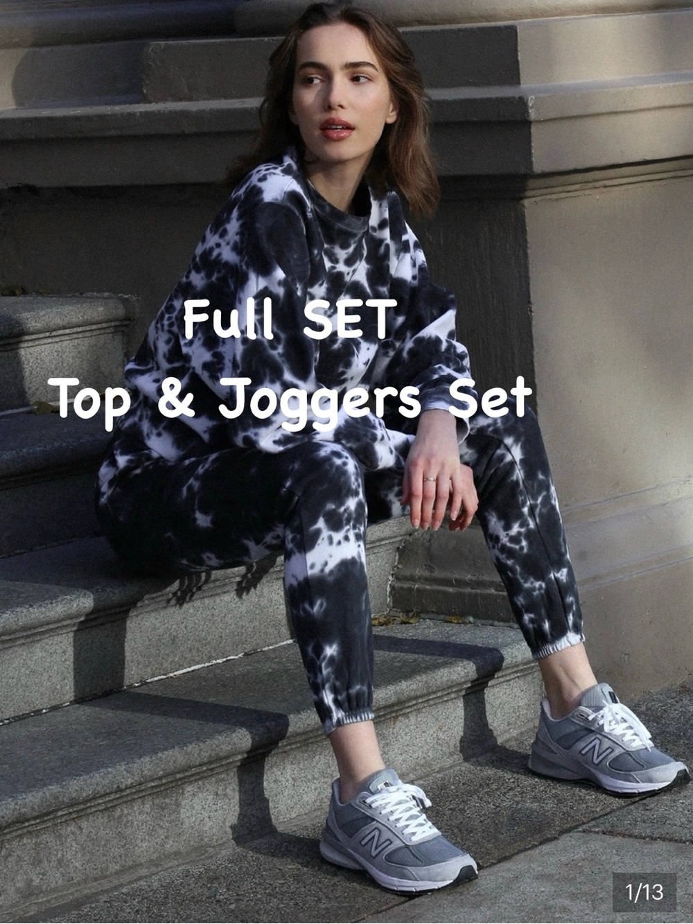 Brunette the Label -Marble Tie Dye Jogger SET (NWT) *Hoodie & Joggers*